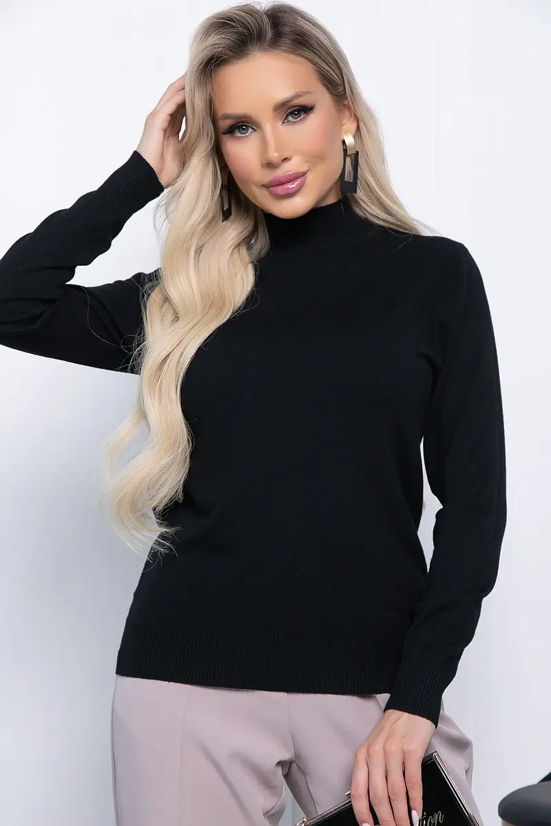 Водолазка LT COLLECTION трикотажная чёрная