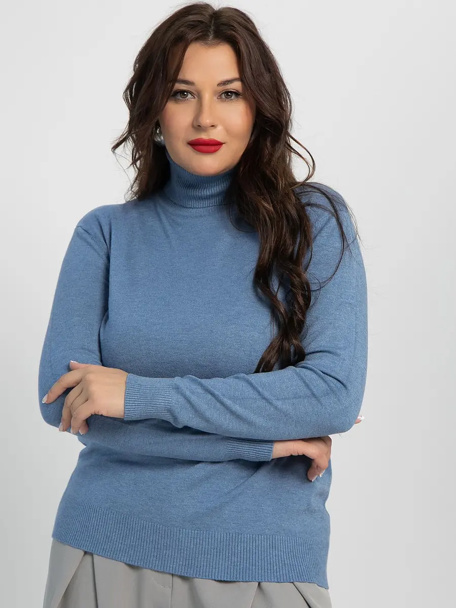 Водолазка LT COLLECTION трикотажная синяя