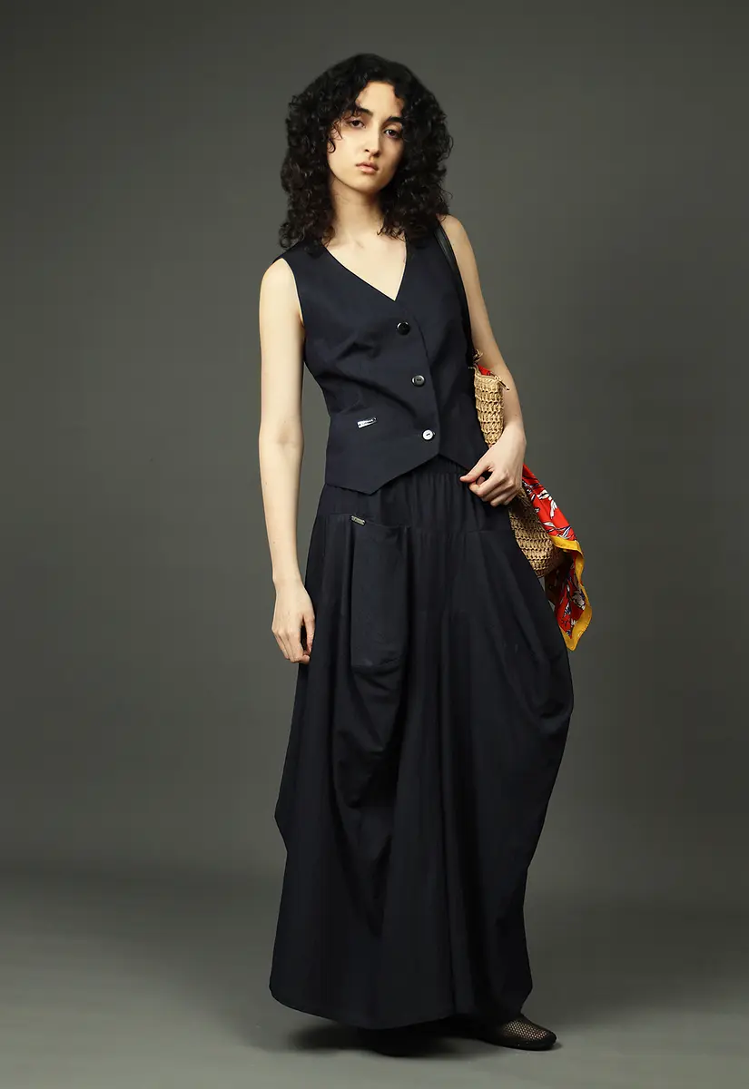 Брюки-юбка Dimma Fashion Studio широкие графитовые