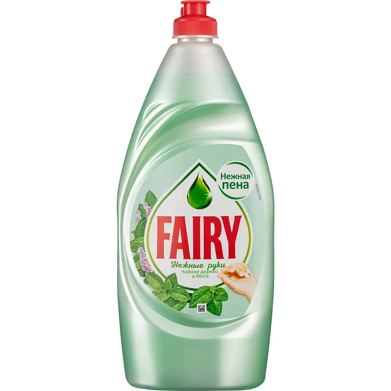 Средство для мытья посуды Fairy Чайное дерево и Мята гель 0.9 л Procter&Gamble гель 0.9 л чайное дерево и мята