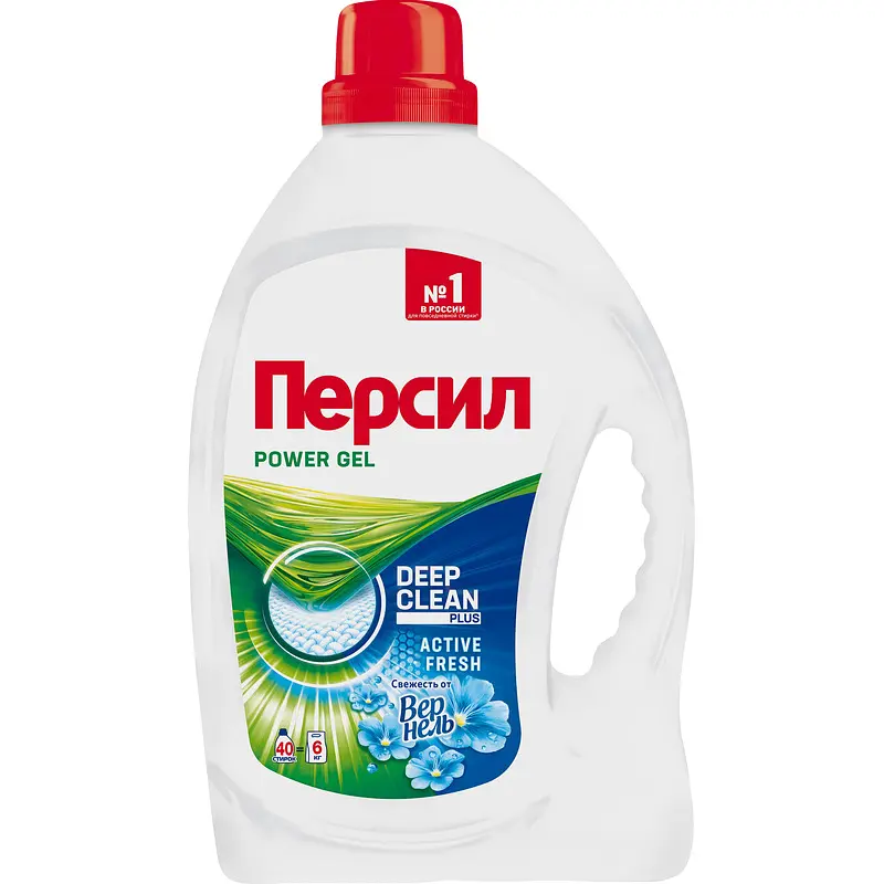 Гель для стирки Persil Свежесть от Vernel белый Henkel для белого и светлого белья 13 компонентов