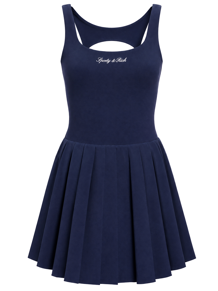 Платье однотонное SPORTY & RICH DR00975326BL106