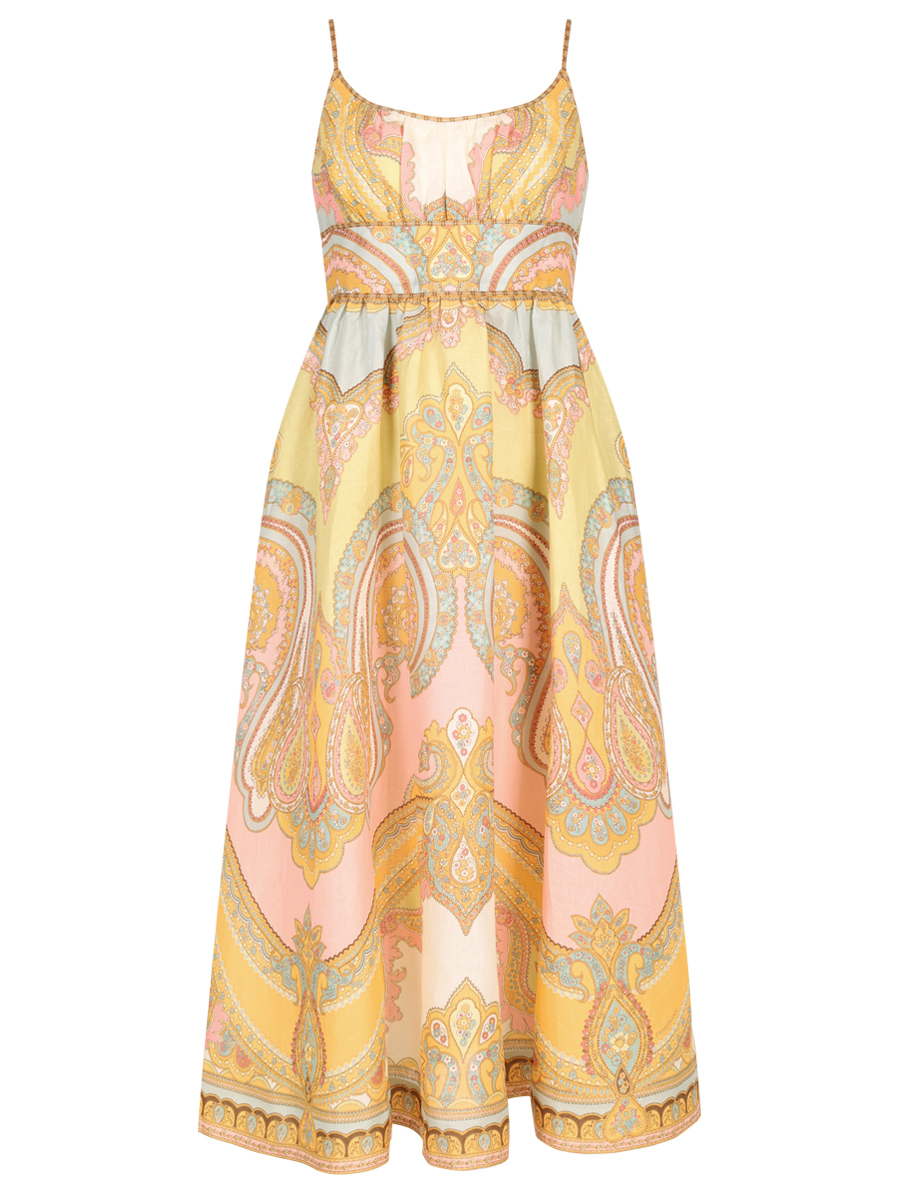 Сарафан льняной ZIMMERMANN 2465DRS254