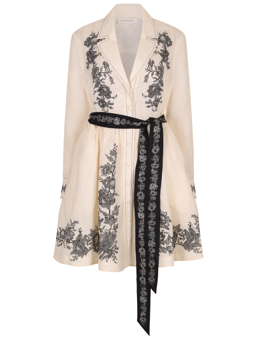 Платье льняное ZIMMERMANN 2406DR25R