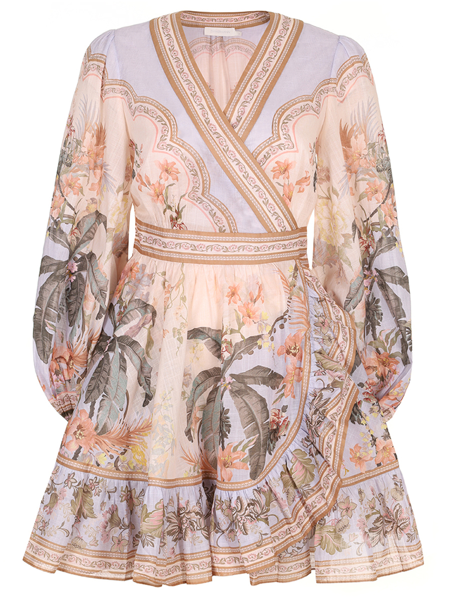 Платье хлопковое ZIMMERMANN 2449DRS251