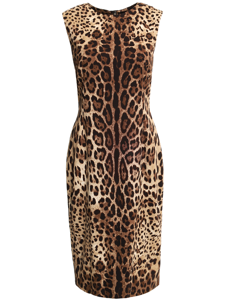 Платье шелковое DOLCE & GABBANA F619HT FSADD HY13M