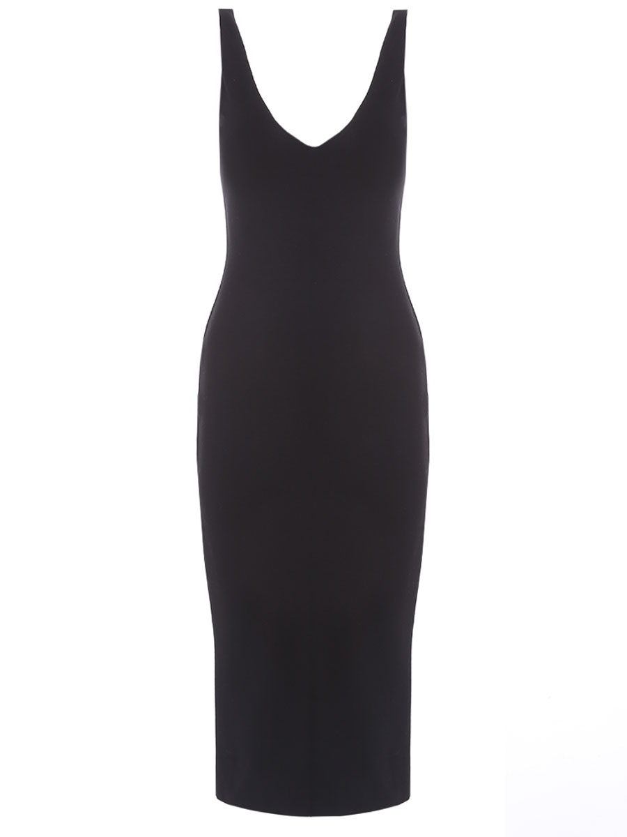 Платье трикотажное DSQUARED2 S72CT0881/черный