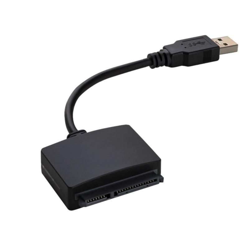 Два интерфейса USB A USB C в SATA Конвертеры для 2,5-дюймовых SSD HDD Внешний корпус для диска Резервное копирование данных black Wonderlands