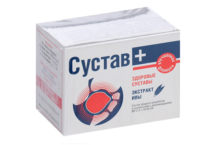Сустав плюс с ивой, 4 г, 20 шт, саше Велес МИП