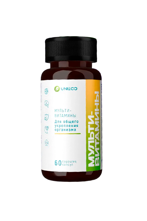 Мультивитамины Unieco, 60 шт, капсулы Юниэко ООО