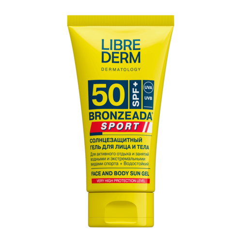 Гель Librederm Бронзиада cпорт cолнцезащит д/лица и тела SPF50, 150 мл Биофармлаб ООО