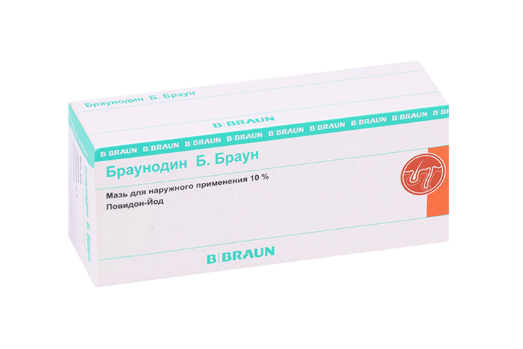 Браунодин Б Браун 10%, 20 г, мазь для наружного применения Б.Браун Медикал