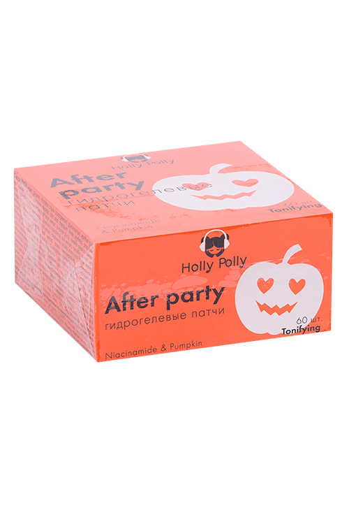 Патчи Holly Polly After Party гидрогел ниацинамид/экстракт тыквы д/глаз, 60 шт Guangdong Joyan Biological Technology Co Ltd
