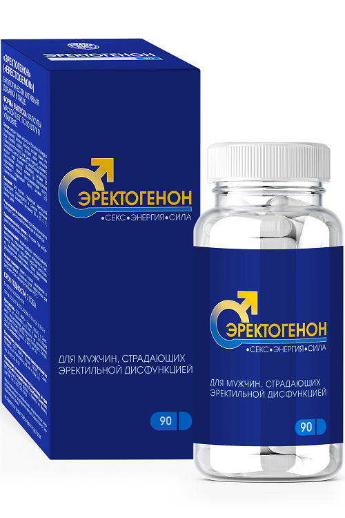 Эректогенон, 0,5 г, 90 шт, капсулы Вис ООО