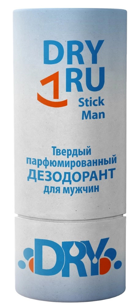 Дезодорант Dry Ru Stick Man парфюмированный твердый, 55 мл ХБО ВИТА ООО