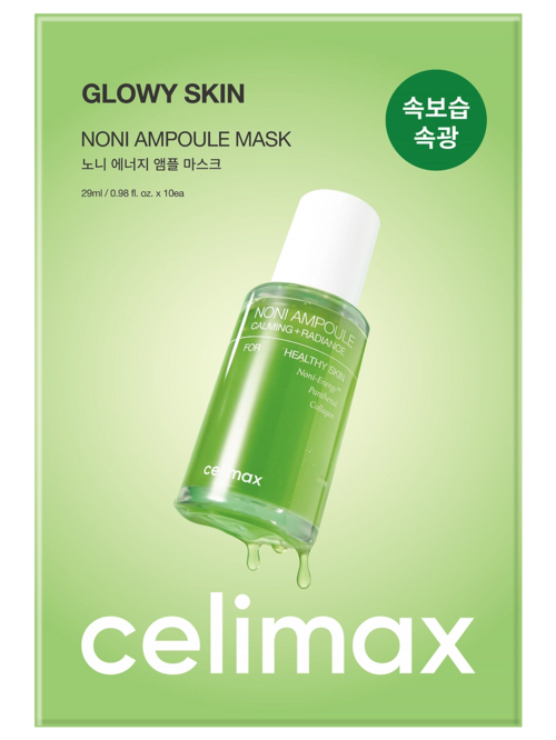 Маска CELIMAX The Real Noni Energy Ampoule ткан укрепляющая с экстр нони д/лица, 29 мл, 10 шт ABSORBLAB CO LTD