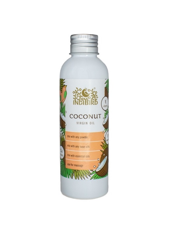 Масло Indibird Кокос холод отжим (Coconut Oil Virgin) д/ухода за кожей/средство д/загара, 150 мл M/S AMRITHA/UNISTAR INTERNATIONAL PVT.LTD