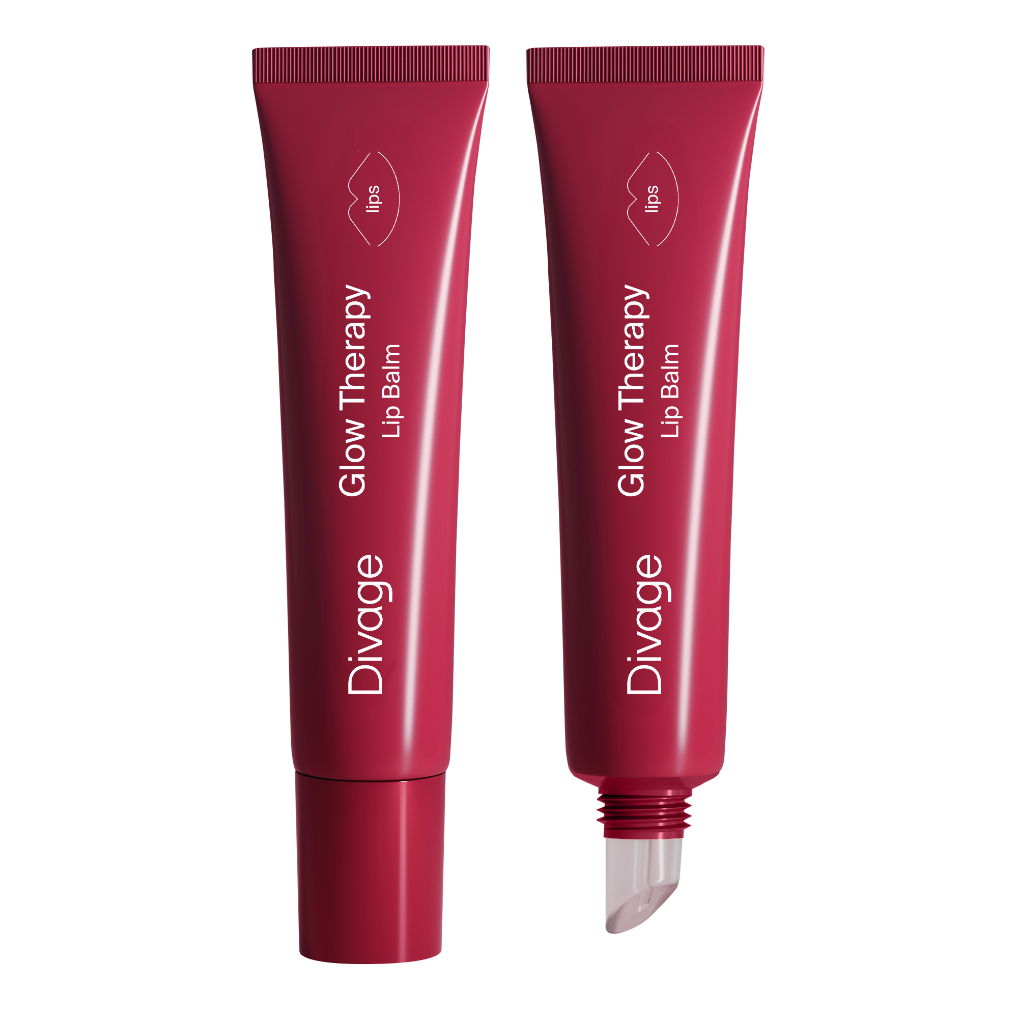 Divage Пептидный Бальзам Для Губ Glow Therapy Lip Balm тон 02 вишневый Гамма Косметик ООО