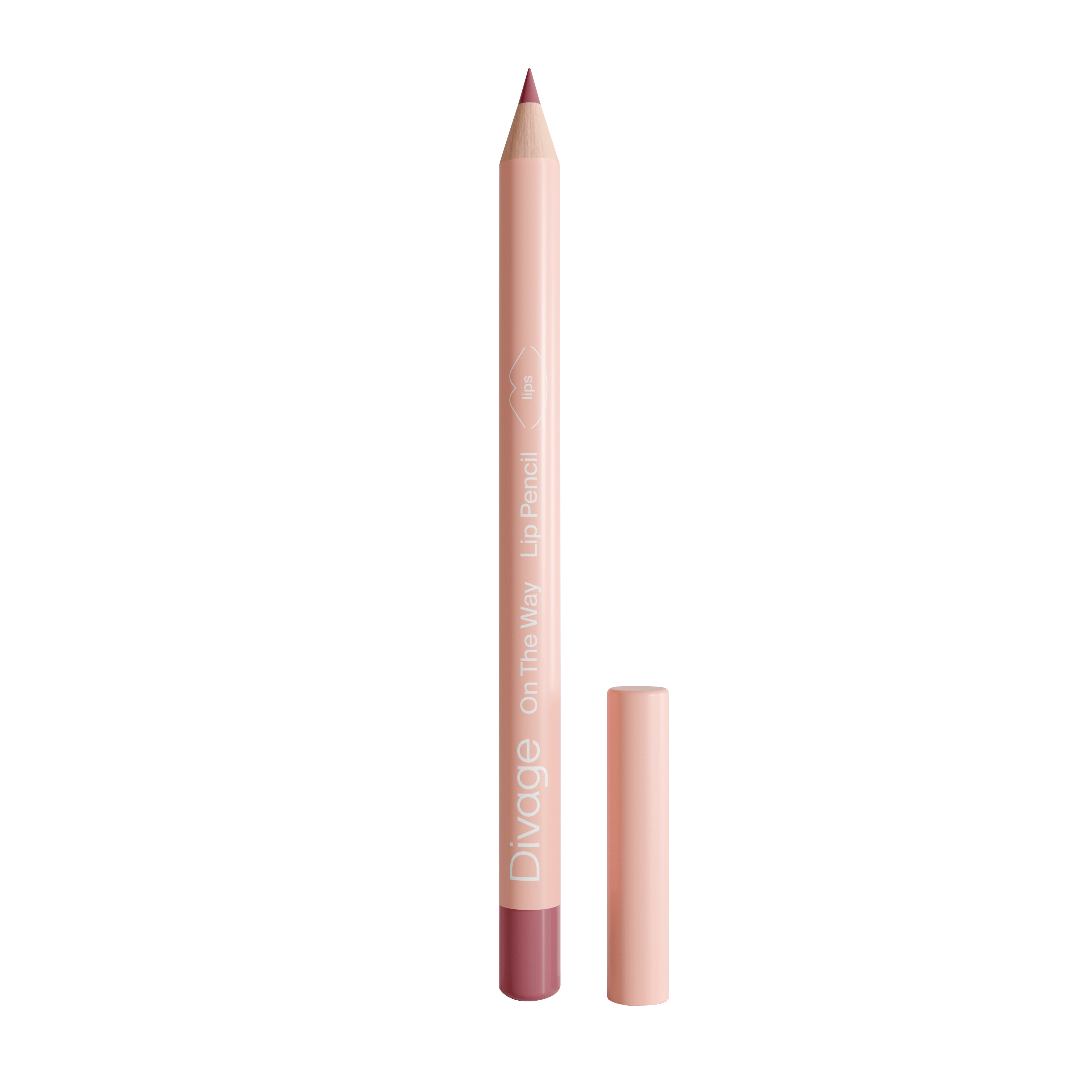 Divage Карандаш для губ On The Way Lip Pencil Тон 05 blush глубокий розовый Zhejiang Byshow Cosmetic Co.,Ltd.