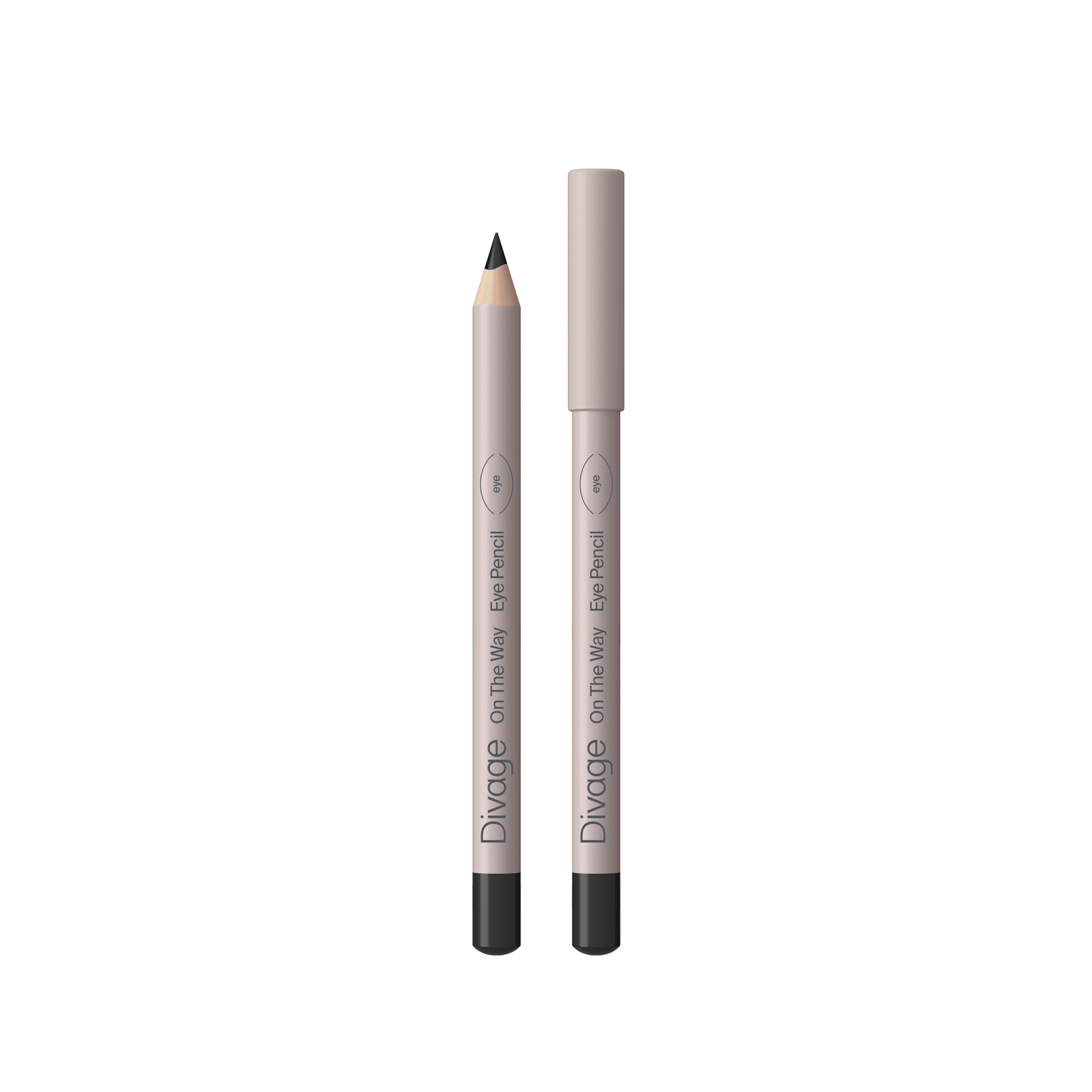 Divage Карандаш для глаз On The Way Eye Pencil тон 01 black Zhejiang Byshow Cosmetic Co.,Ltd.