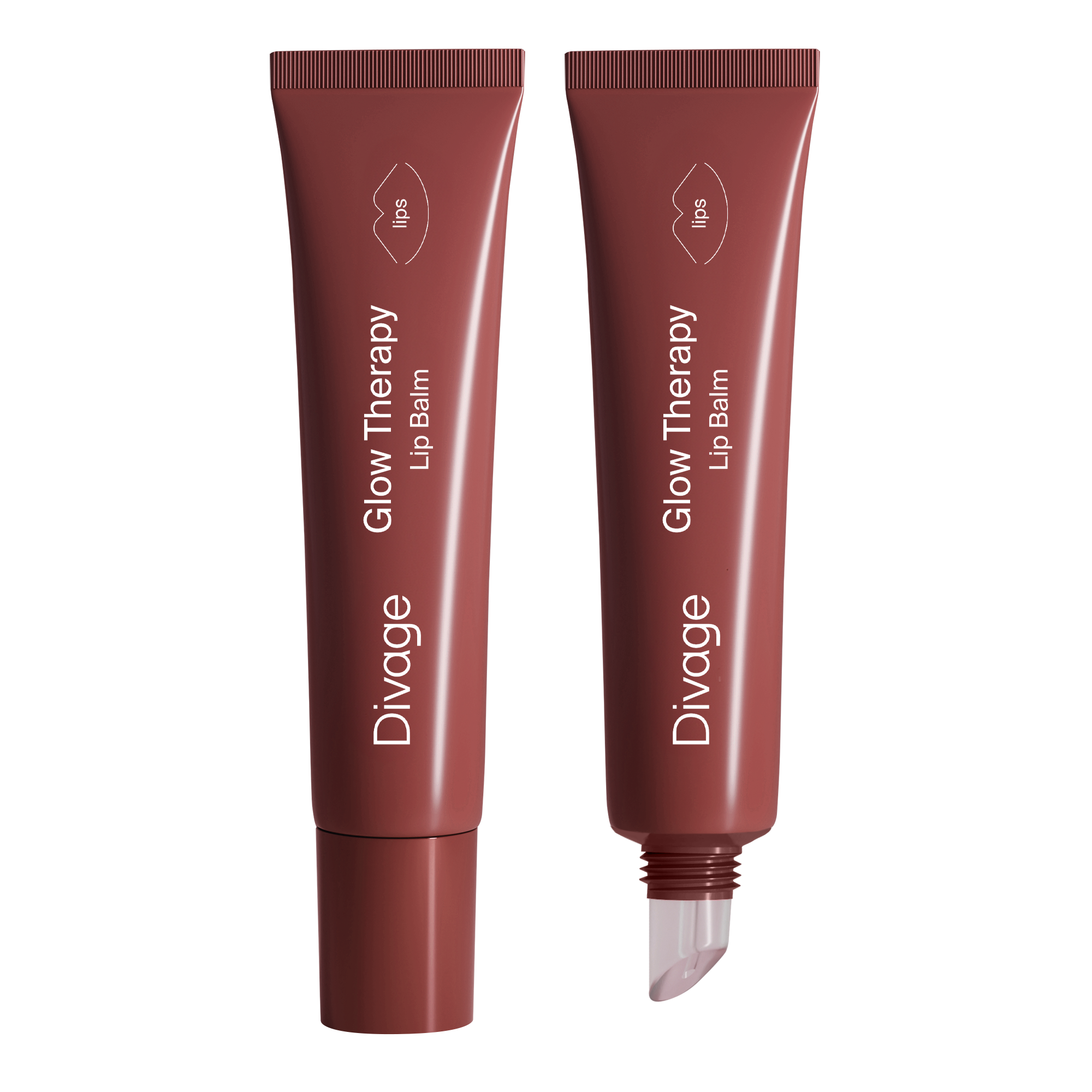 Divage Пептидный Бальзам Для Губ Glow Therapy Lip Balm тон 08 винный Гамма Косметик ООО