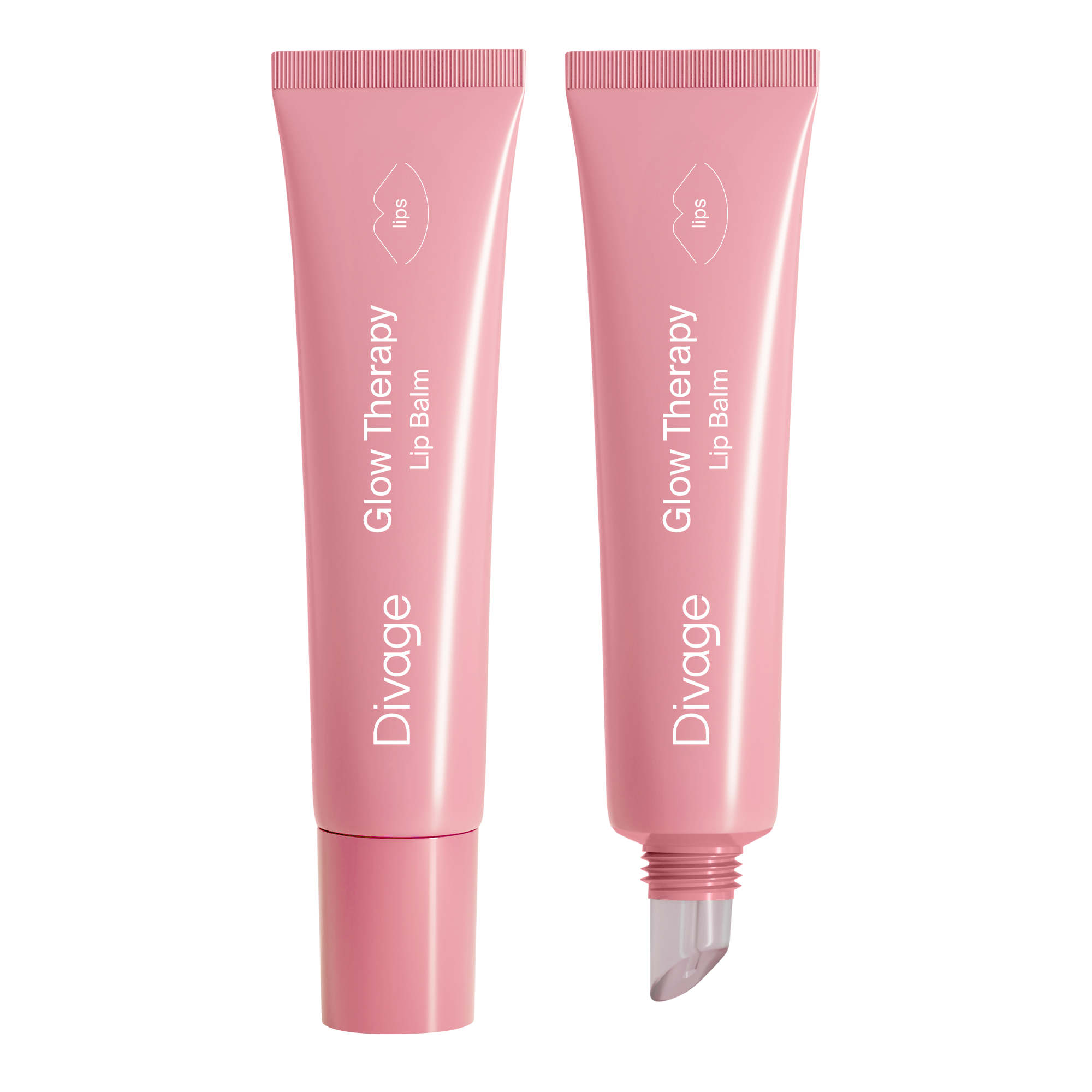 Divage Пептидный Бальзам Для Губ Glow Therapy Lip Balm  Тон 01 холодный розовый Гамма Косметик ООО