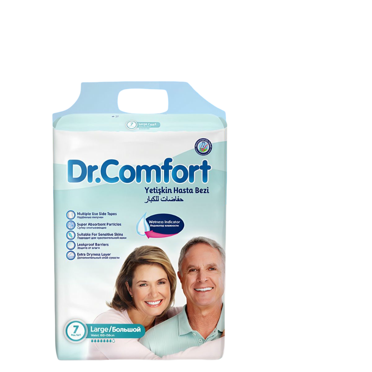 Подгузники для взрослых Dr.Comfort, размер L, 7 штук SEVINCLER SAGLIK URUNLERI SAN. VE TIC. A.S