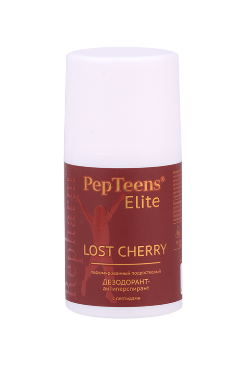 Дезодорант-антиперспирант Repharm PepTeens Elite подрост Lost Cherry, 100 г Рефарм Институт фармацевтических реактивов ООО
