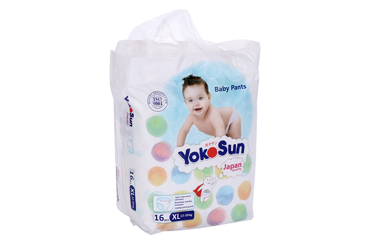 Подгузники-трусики ЙокоСан (12-20 кг), 16 шт Fujian Province Jinjiang Foreign Trade Co Ltd/XINTING(FUJIAN)SANITARY PRODUCTS CO LTD