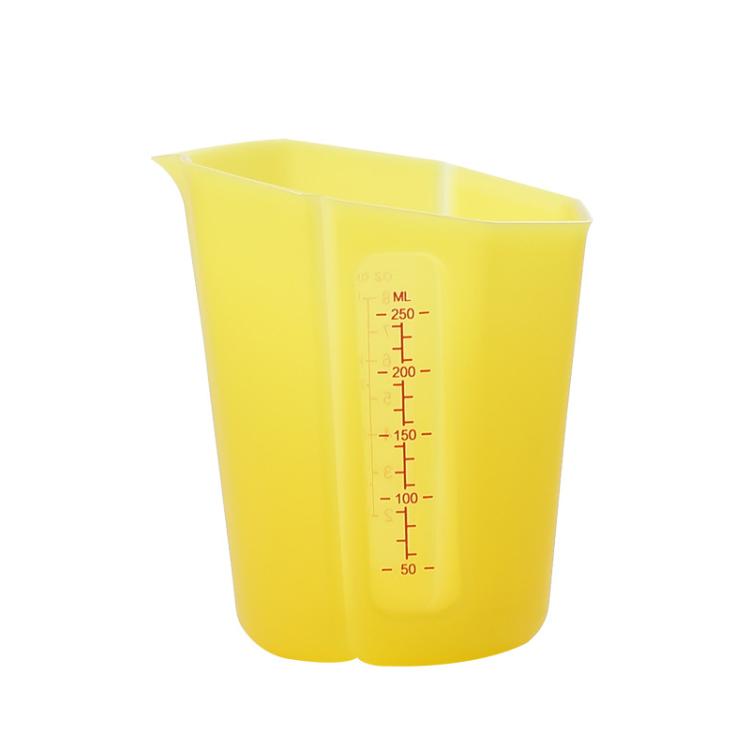 Silicone Collapsible Kitchen Measuring Cup with ML Scale(Yellow) SUNSKY