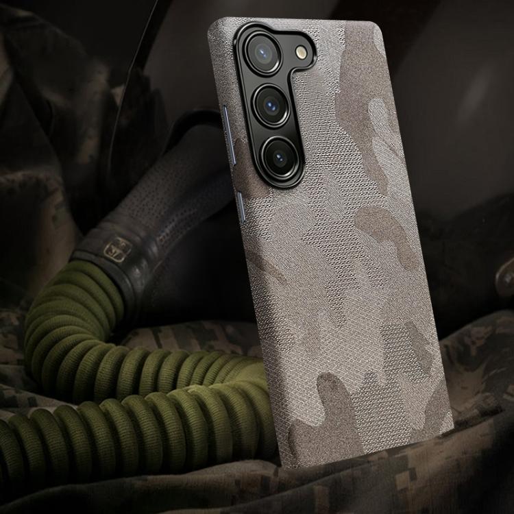 For Samsung Galaxy S26 5G Camouflage Full Coverage Magnetic Shockproof Phone Case(Titanium Gray) SUNSKY