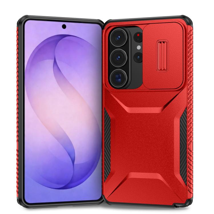 For Samsung Galaxy S26 Ultra 5G Sliding Camshield Phone Case(Red) SUNSKY
