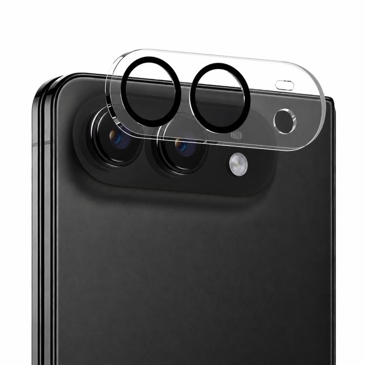 For iPhone Duo Silkscreen Integrated Tempered Glass Back Camera Film XDcase