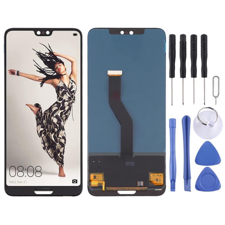 TFT Material LCD Screen and Digitizer Full Assembly for Huawei P20 Pro SUNSKY