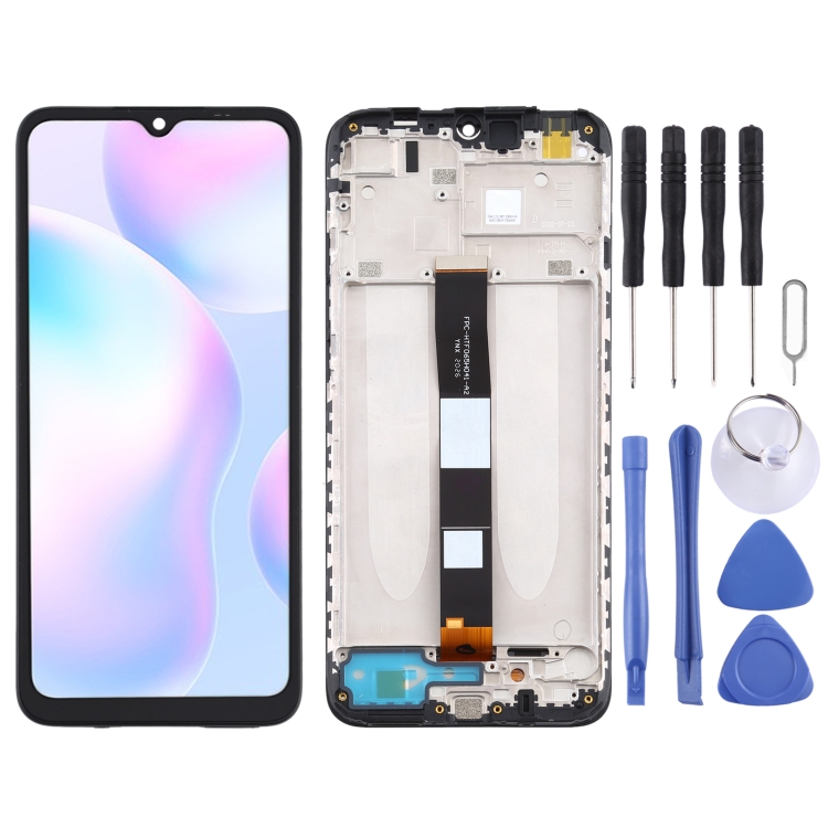 LCD Screen and Digitizer Full Assembly With Frame for Xiaomi Redmi 9A / Redmi 9C / Redmi 9C NFC / Redmi 9AT / Redmi 9i / Redmi 9 Activ / Poco C31 / Redmi 10A SUNSKY