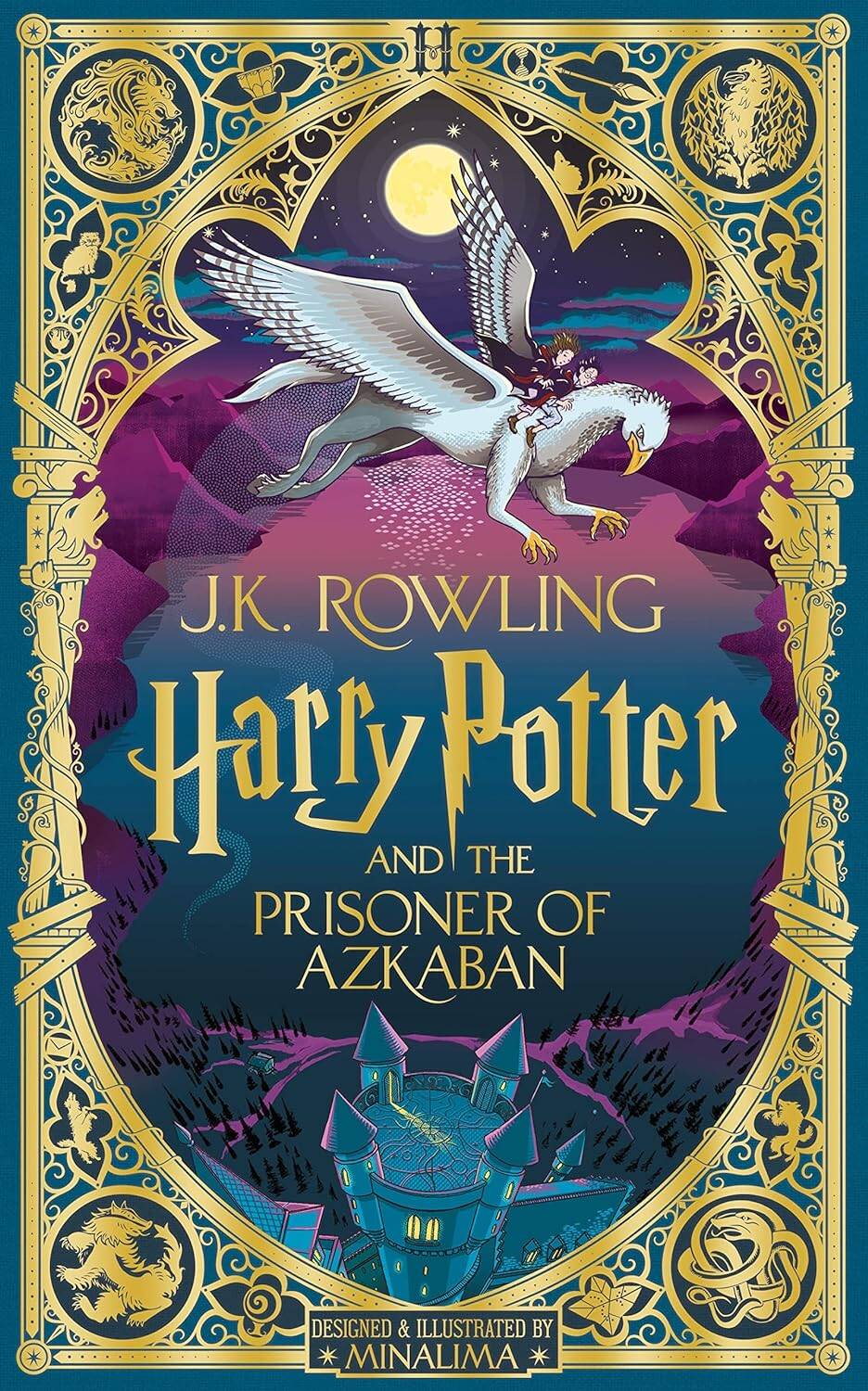 Harry Potter and the Prisoner of Azkaban MinaLima Ed J.K. Rowling Гарри Поттер и узник Азкабана Дж.К Роулинг изд МинаЛима / Книги на английском языке Читай-город