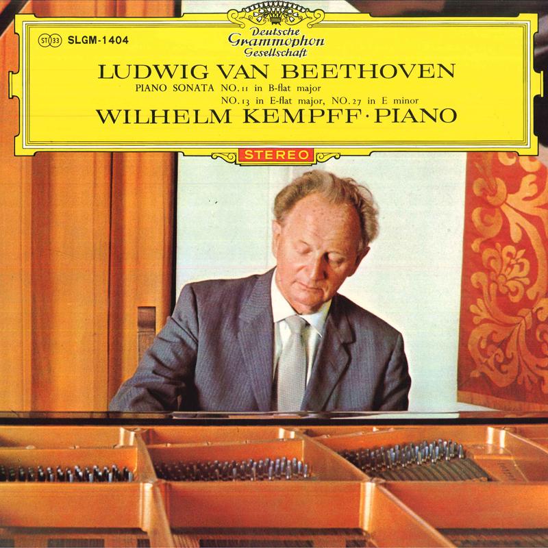 LP Пластинка ВИЛЬГЕЛЬМ КЕМПФФ(ПИАНИНО) - Людвиг ван Бетховен/Фортепианная соната n SLGM1404 NIPPONGRAMMOPHO Япония Оби Классика Б/у white RecordCityJP