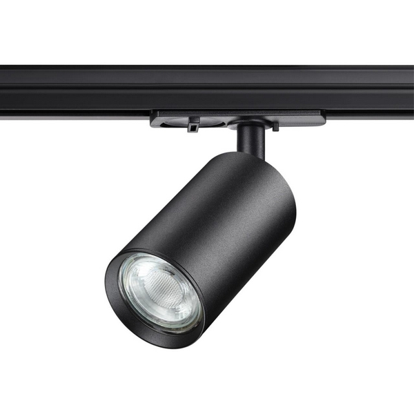 Трековый светильник Novotech Pipe 370965 PORT черный однофазный трехжильный трековый GU10 50W 220V