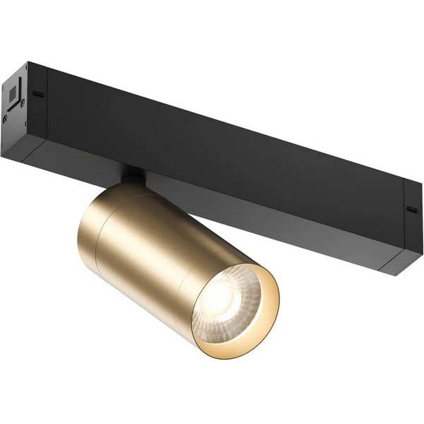 Трековый светильник светодиодный с голосовым управлением однофазный 220V Denkirs Smart Spot DK8010-BG (Умный дом, Алиса)