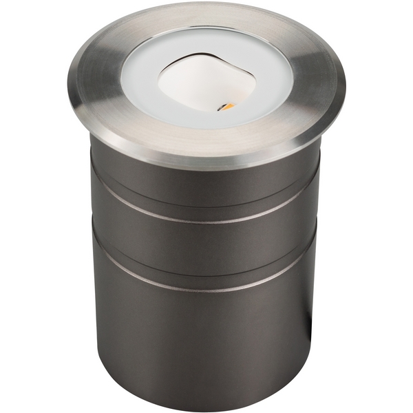 Уличный встраиваемый светильник светодиодный LTD-GROUND-TILT-R80-9W Day4000 (SL, 60 deg, 230V) (Arlight, IP67 Металл, 3 года) 032213
