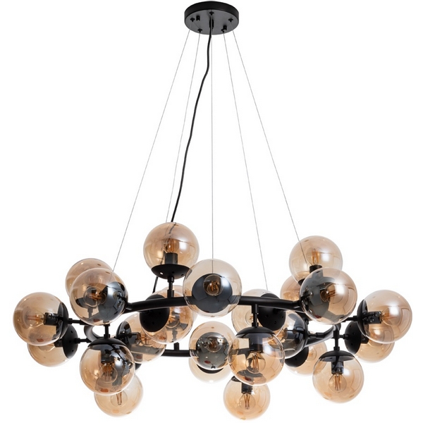 Подвесная люстра молекулы Arte Lamp Bolla A1664SP-25BK