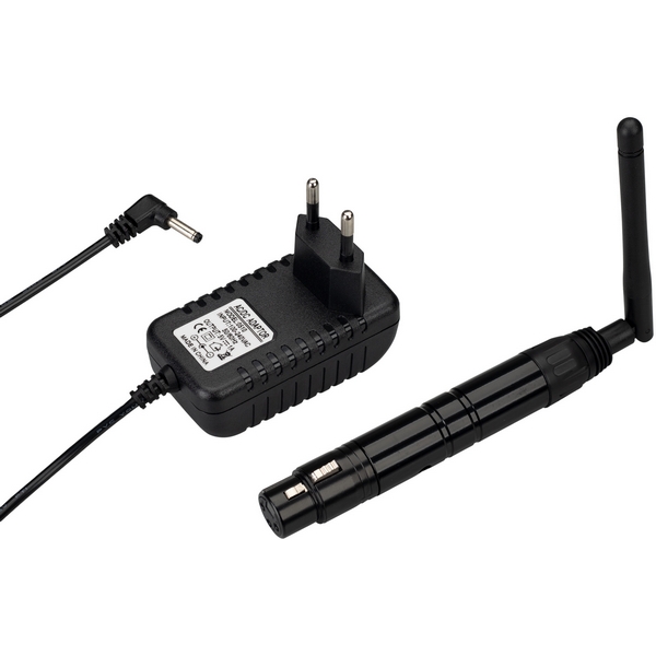 Усилитель SMART-DMX-Receiver Black (5V, XLR3 Male, 2.4G) (Arlight, IP20 Металл, 5 лет) 028417