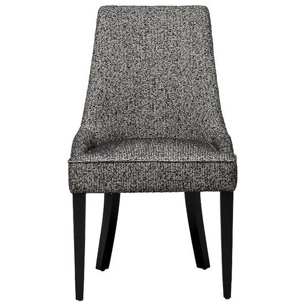 Обеденный стул Garda Decor ELEGANTE-3K-Santo302-CHZOL (Черный/Серый)