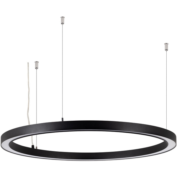 Подвесной светильник SP-CIRCLE-HANG-O3535-D1000-60W Day4000 (RAL9005, 120 deg, 230V) IP40 LED (Arlight, Алюминий) 049369
