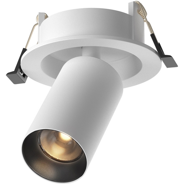 Встраиваемый светильник круглый Maytoni Focus Led C071CL-7W2.7K-WB