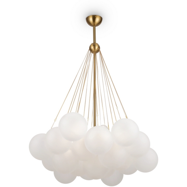 Потолочная люстра на штанге Freya Fiesta FR5231PL-06BS шарики