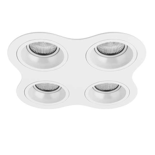 Встраиваемый светильник круглый Lightstar Domino D64606060606