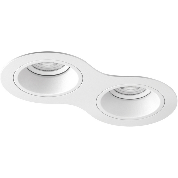 Встраиваемый светильник под LED модуль/ламп МR16 Lightstar Domino D6260606WMOD