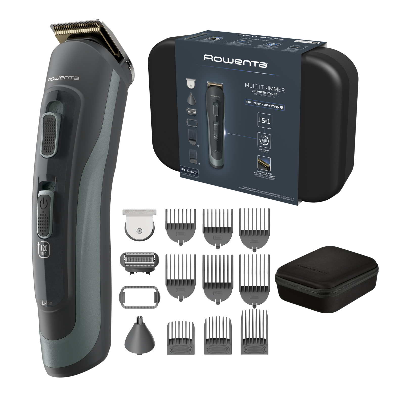 Мультитриммер Selectium 15 в 1 Rowenta TN9444E0