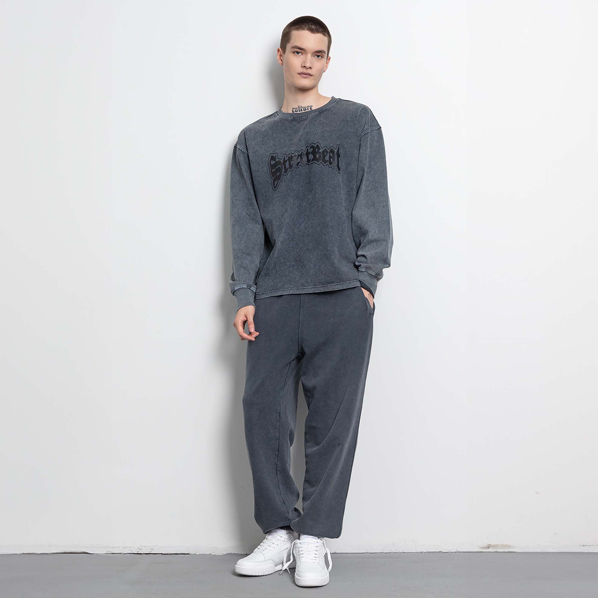 Мужские брюки Washed French Terry Jogger STREETBEAT SBM-PNT0024-091-L